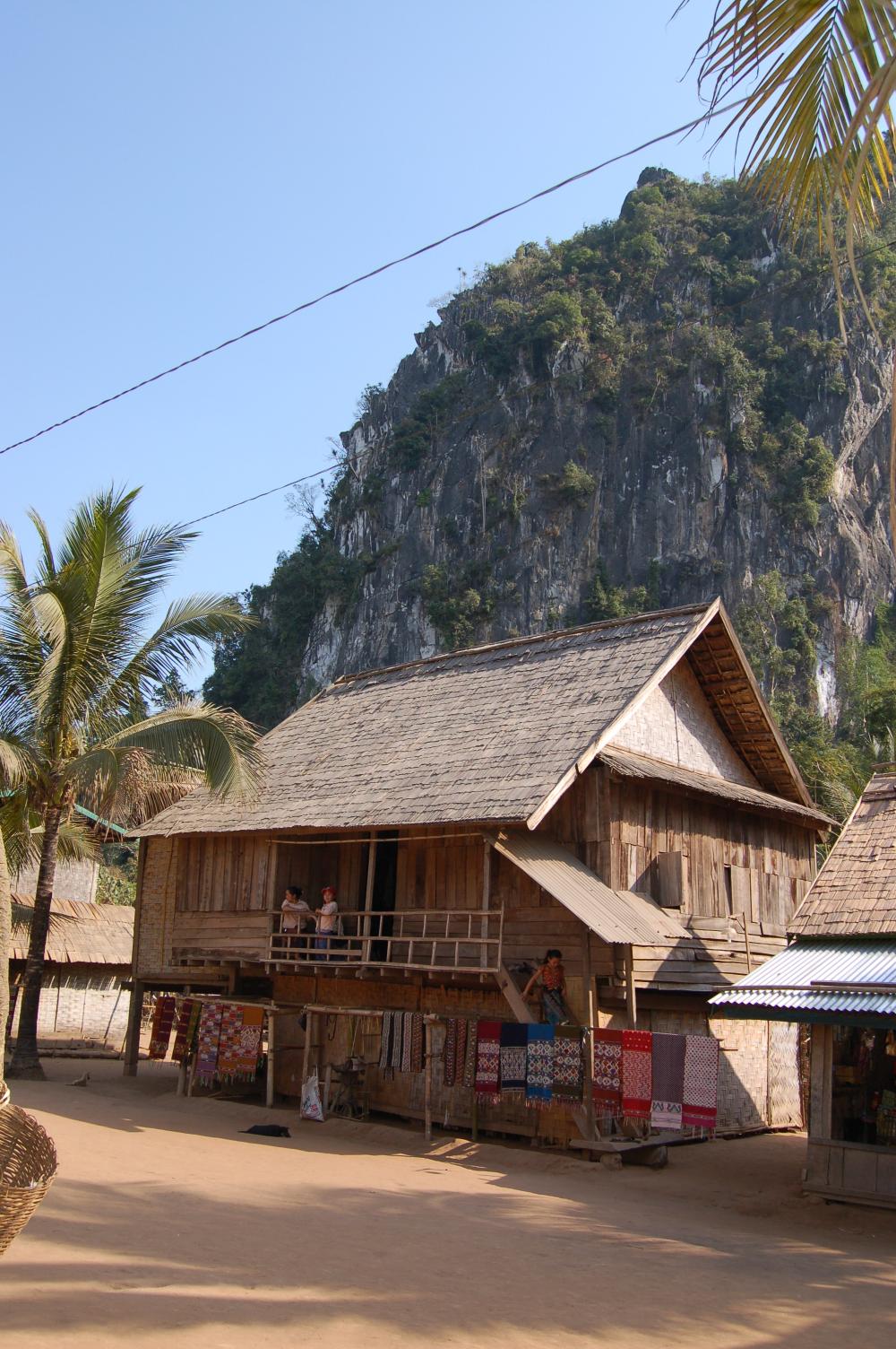 Ban Sopjam village between Muang Khua and Nong Khiaw