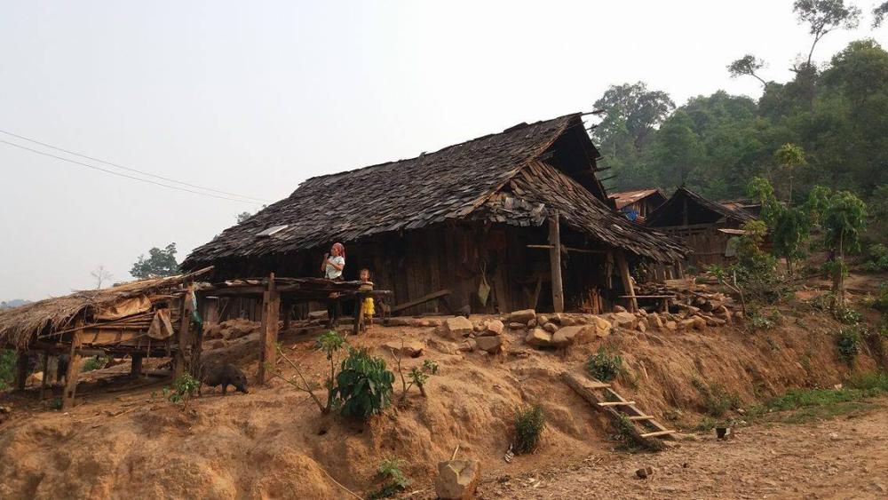 Typical Hmong House architecture