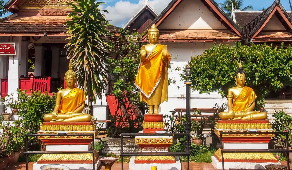 Représentations du Bouddha au Vat Mai