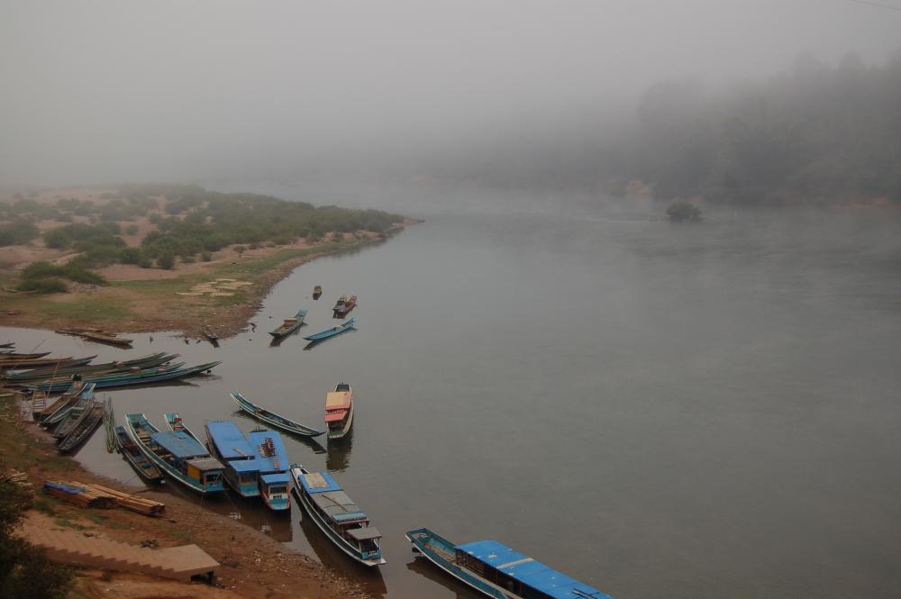 Early morning wake up in Muang Ngoi, in January