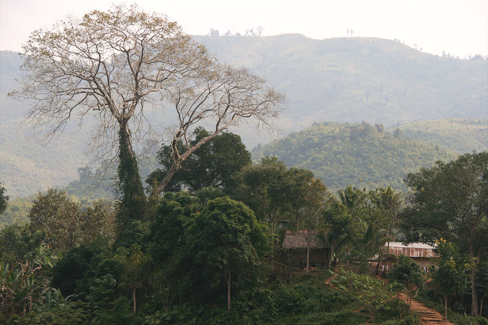 Village in the area of Muang Ngoi