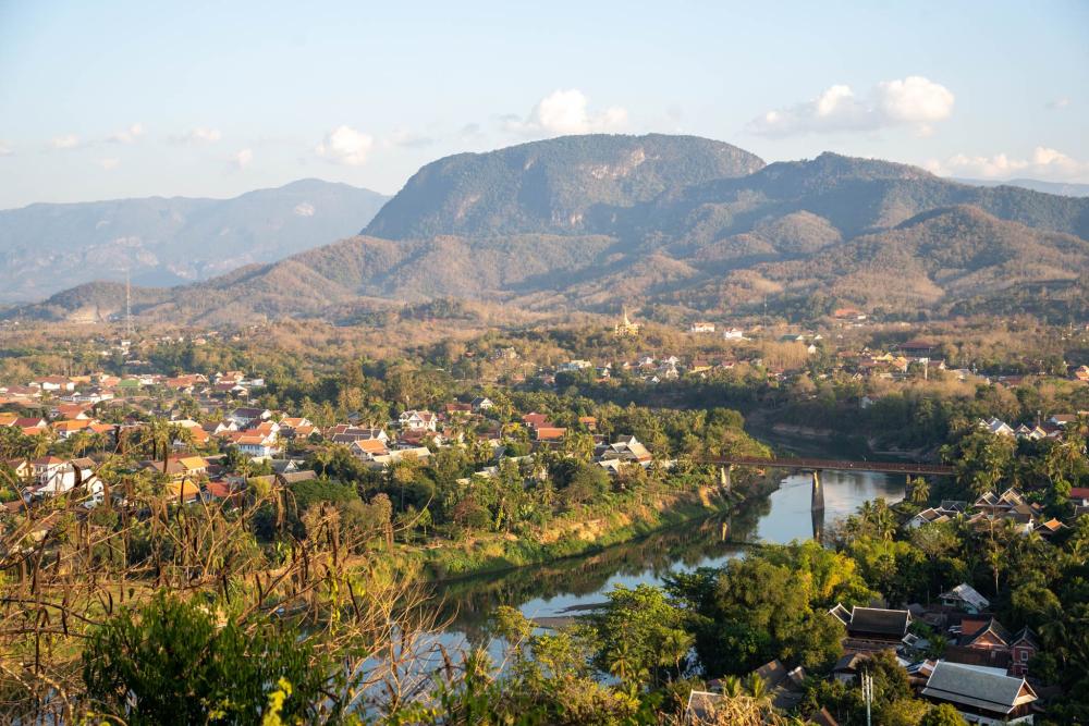 Luang Prabang from the Phousi Mountain