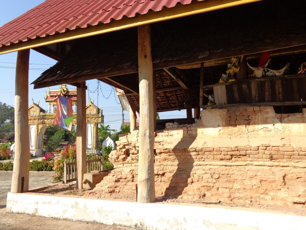 Le temple, avant le commencement des travaux
