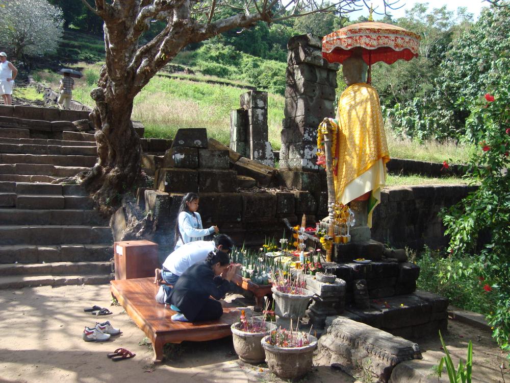 Vie spirituelle au Vat Phou