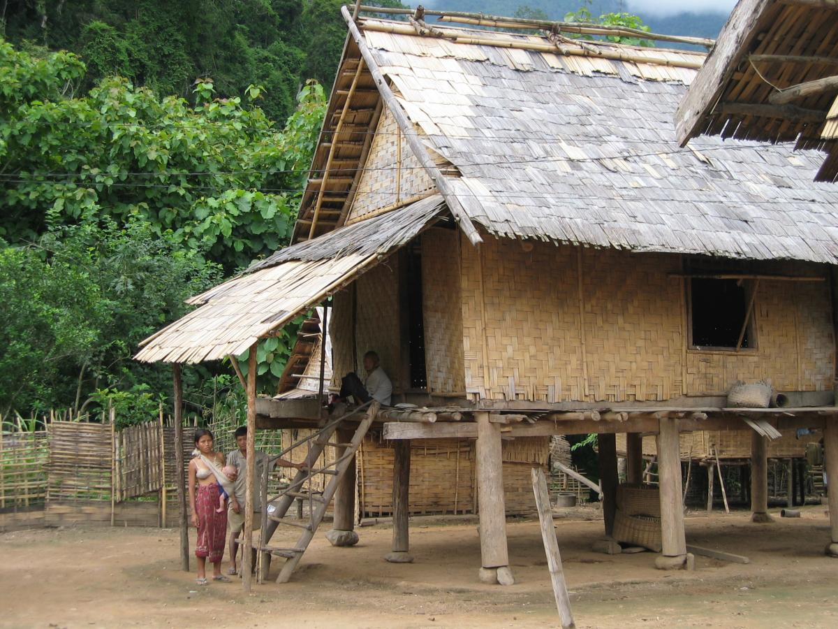 Traditional house in Muang Ngoi
