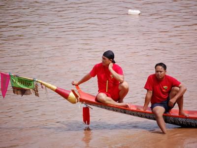 Course de pirogues sur la Nam Khan - Luang Prabang