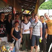 Group of local students, 1 week in Ban Houey Sen