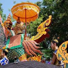 Parade of Miss Pimay in Luang Prabang