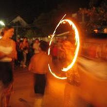 Parade for the festival of lights in Luang Prabang
