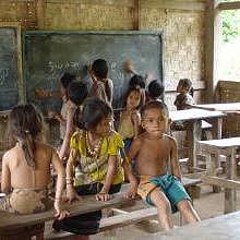 School in Atsapeui, upstream Muang Ngoi