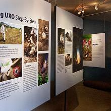 UXO Centre explanations in Luang Prabang