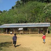 A typical school in the remote villages like in Atsapeui