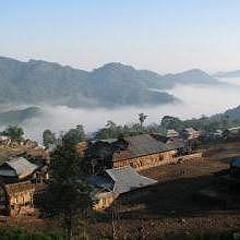Village in Northern Laos