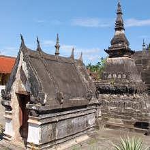 Vat Mai Temple in Luang Prabang - detail