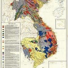 Laos : geologic map of indochina (1971)