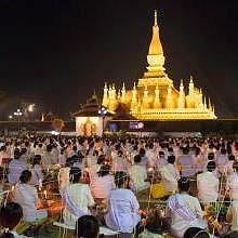 Boun That Luang in Vientiane